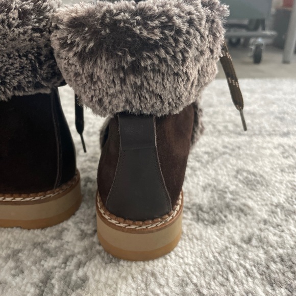 Fur/suede Booties - Picture 9 of 12